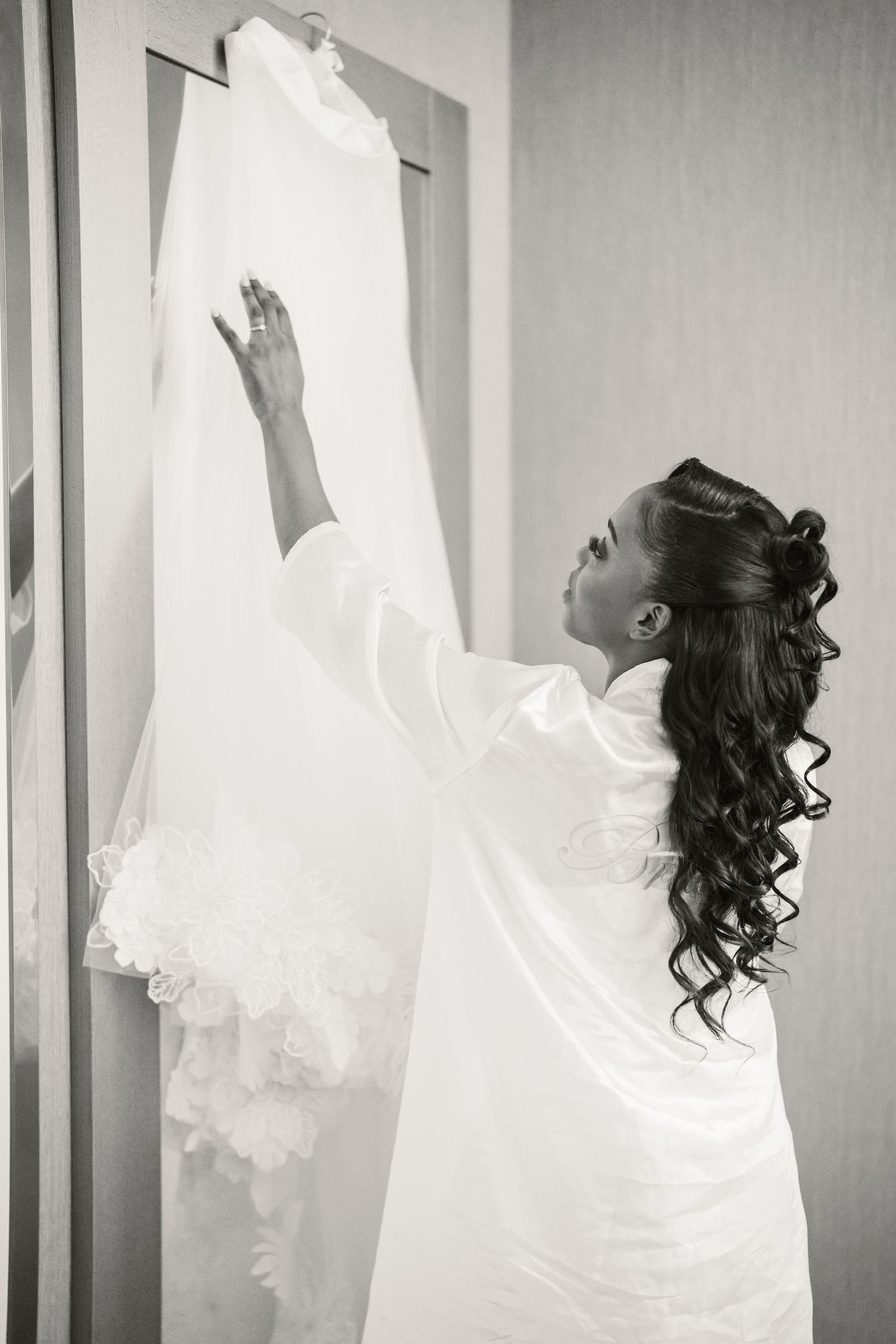 Préparatifs de la mariée